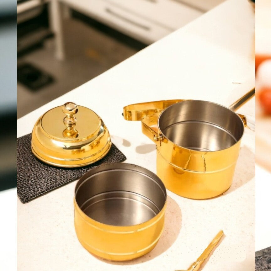 PCL Brass Tiffin Box With Kalai
