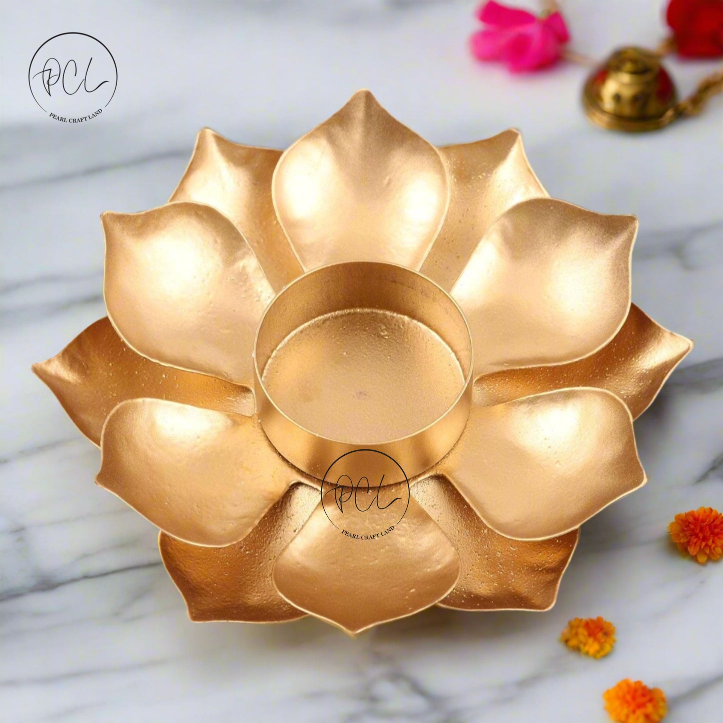 Lotus Diya For Diwali with Tea light holder Diwali Special