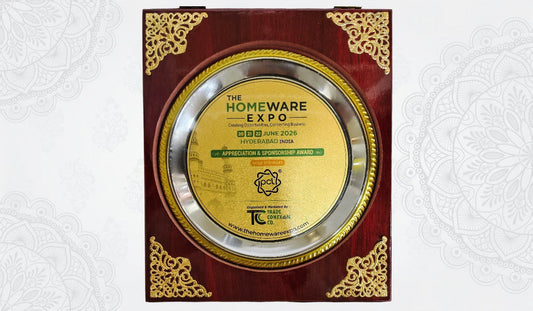 Appreciation & Sponsorship Award - The Homeware Expo 2026, Hyderabad, India