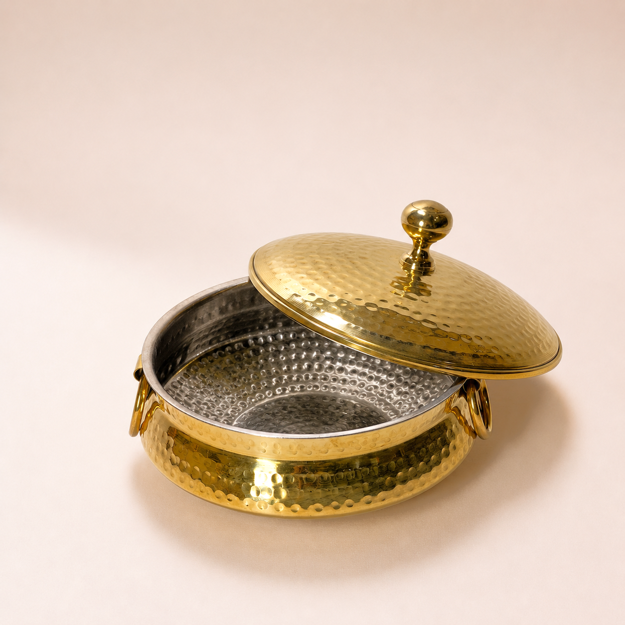 Handcrafted Brass Lagan Handi – Timeless Elegance for Every Feast
