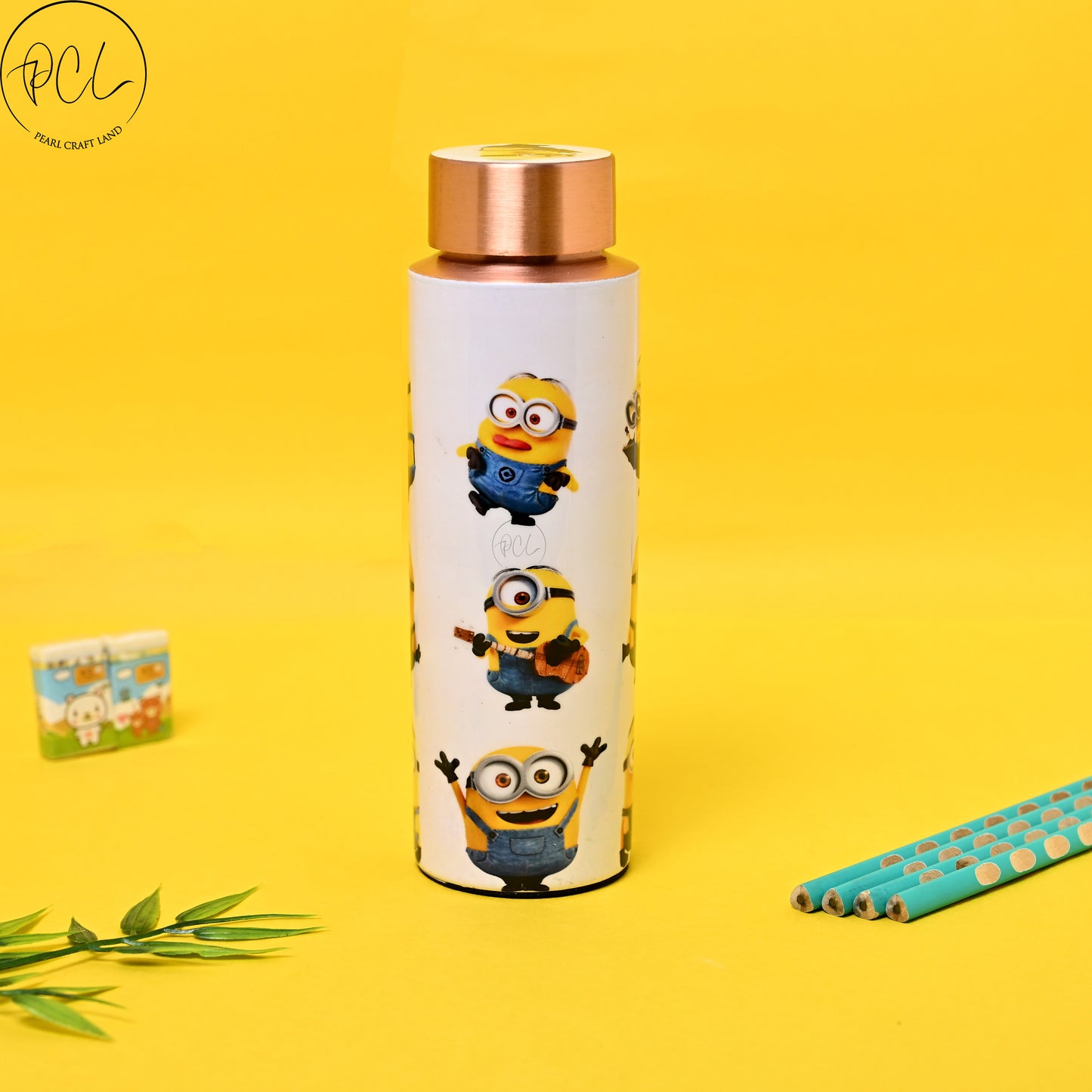 PCL Copper Kids Minions Water Bottle | 400 ml