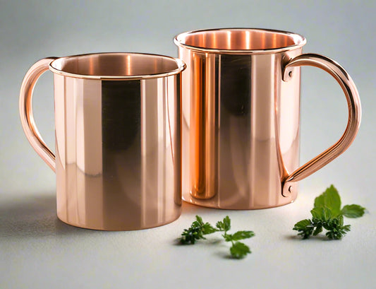 copper mugs